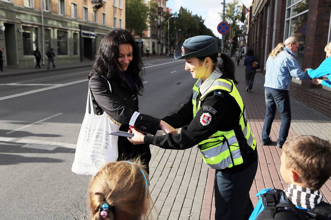 Atšvaitų dalinimo akcija