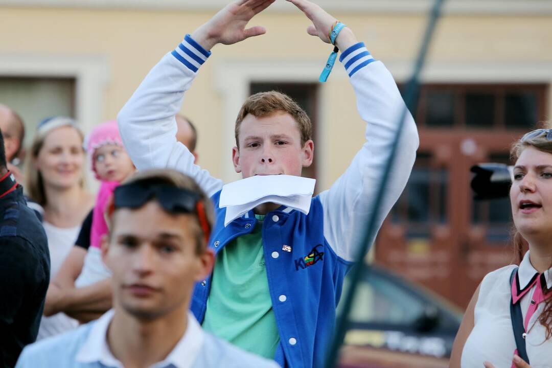 Klaipėdoje studentų eisena