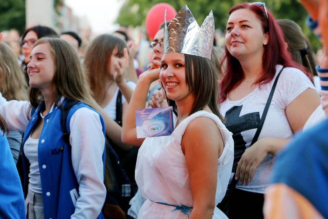 Klaipėdoje studentų eisena