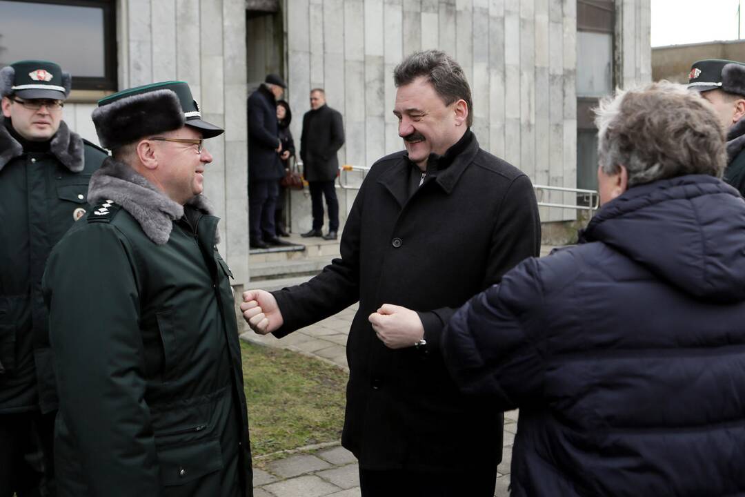 Pasienio kontrolės jūrų uoste perėjimo minėjimas