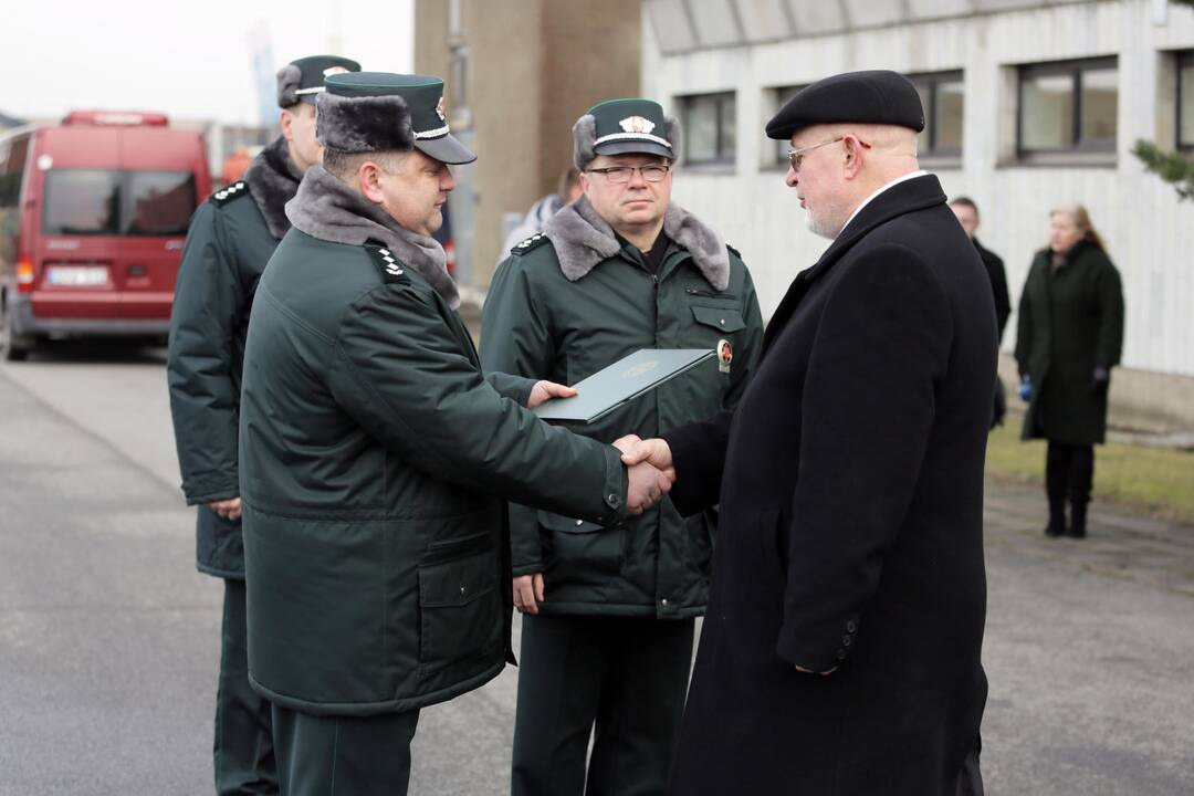 Pasienio kontrolės jūrų uoste perėjimo minėjimas
