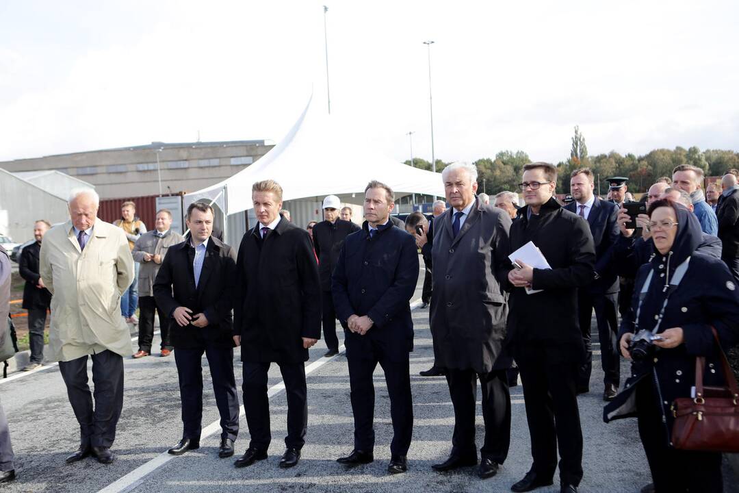 Estakados per geležinkelio kelius ir Nemuno gatvę atidarymas