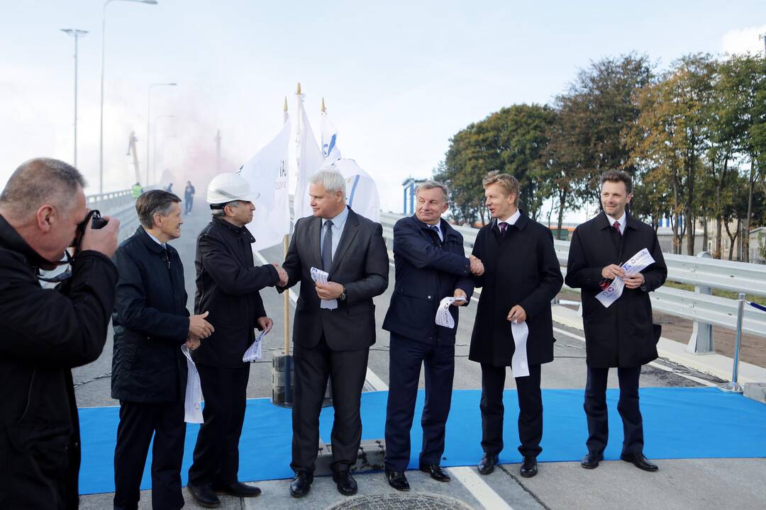 Estakados per geležinkelio kelius ir Nemuno gatvę atidarymas
