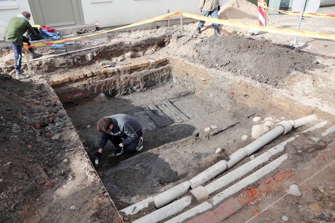 Archeologai Klaipėdos senamiestyje aptiko naujovių