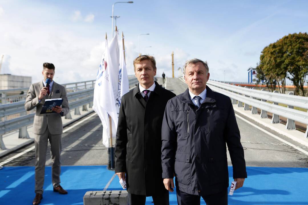 Estakados per geležinkelio kelius ir Nemuno gatvę atidarymas