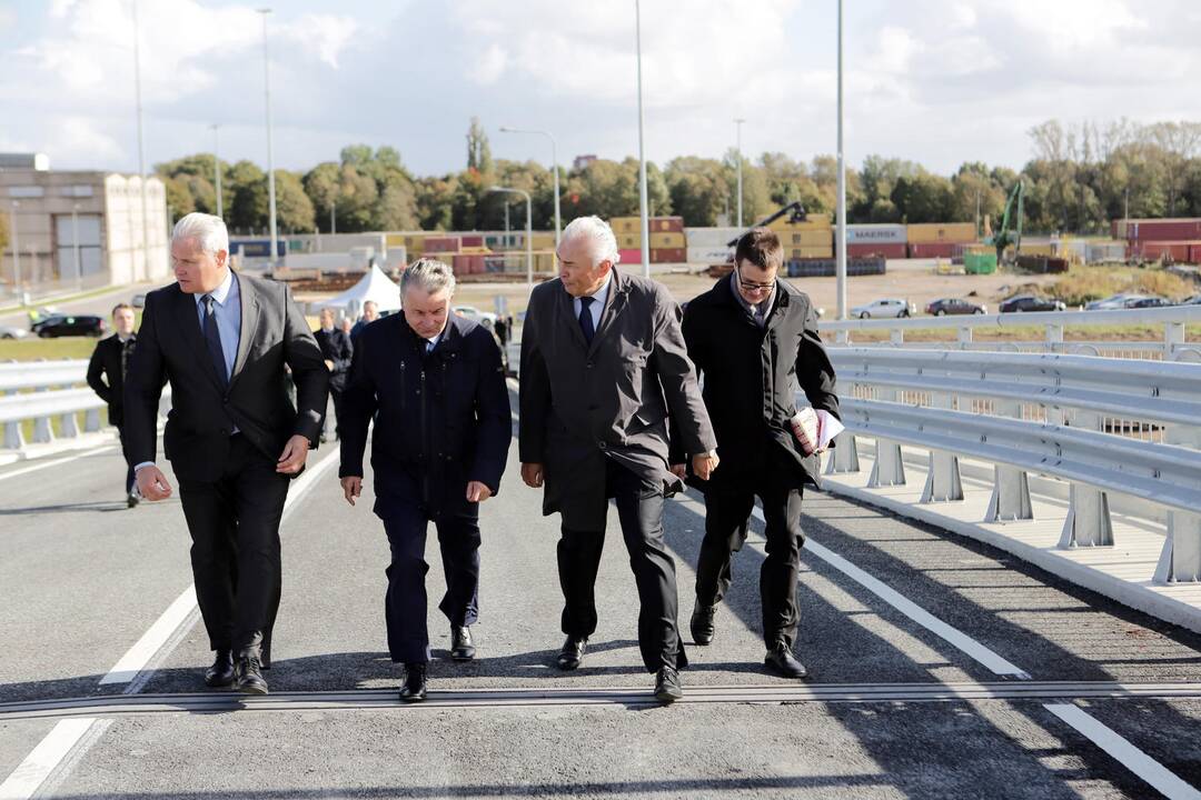 Estakados per geležinkelio kelius ir Nemuno gatvę atidarymas