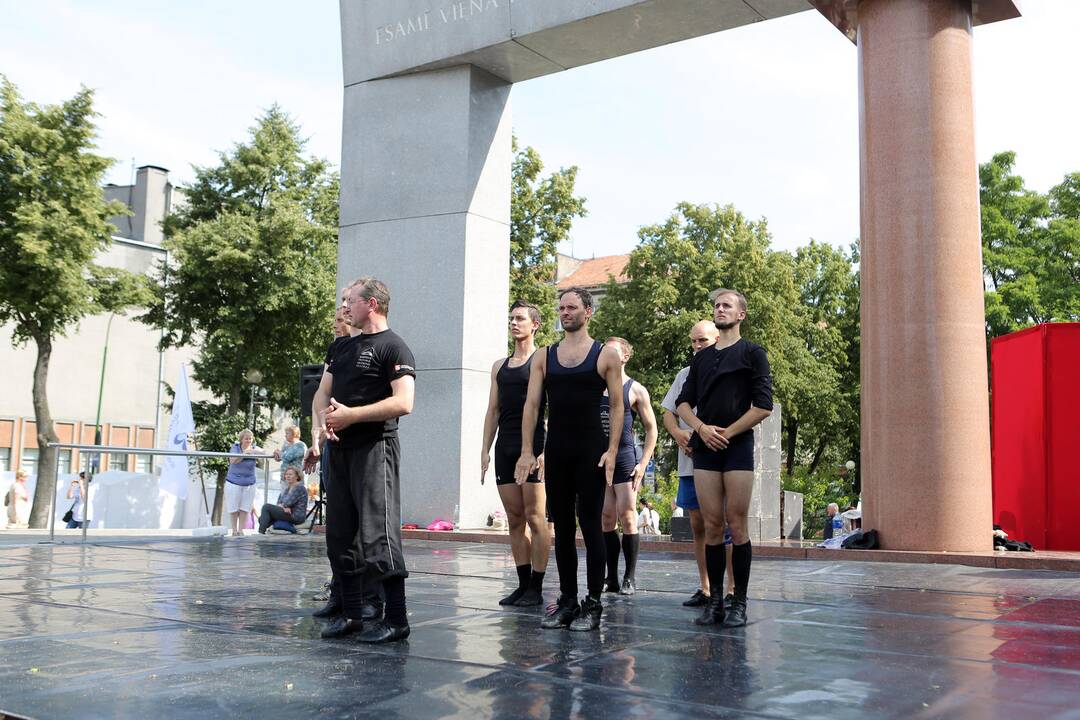 Klaipėdos valstybinio muzikinio teatro baleto trupės repeticija ORE