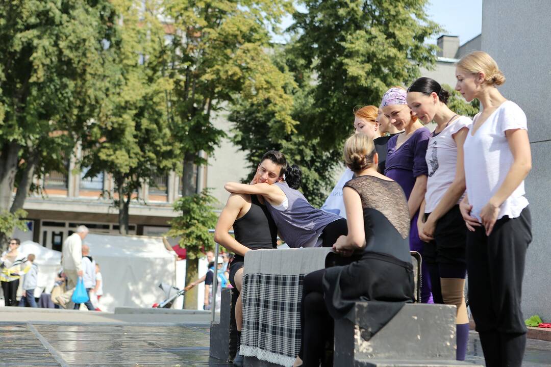 Klaipėdos valstybinio muzikinio teatro baleto trupės repeticija ORE