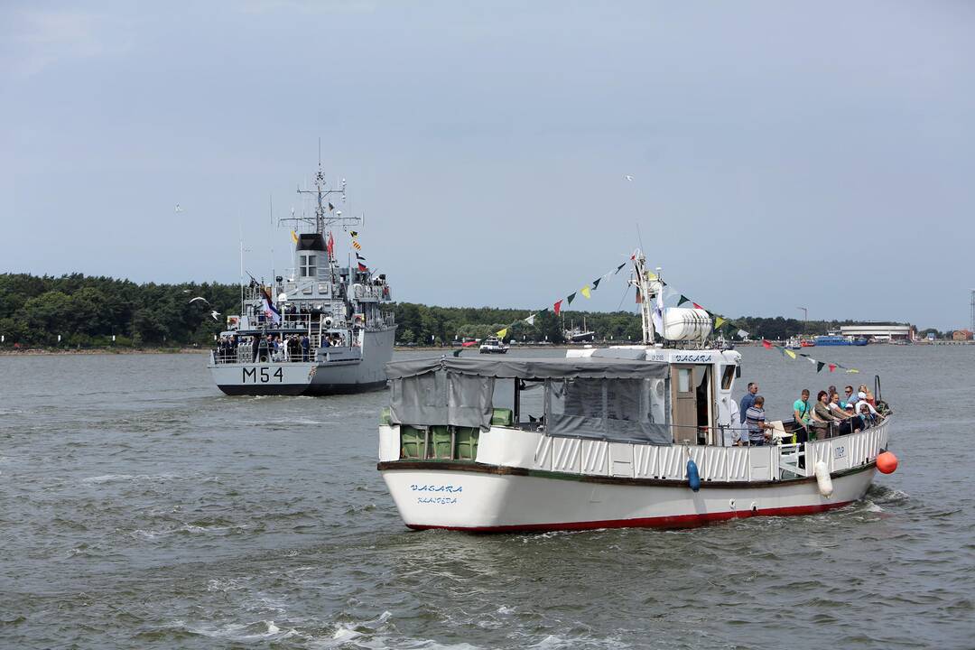Pagerbė jūrininkus