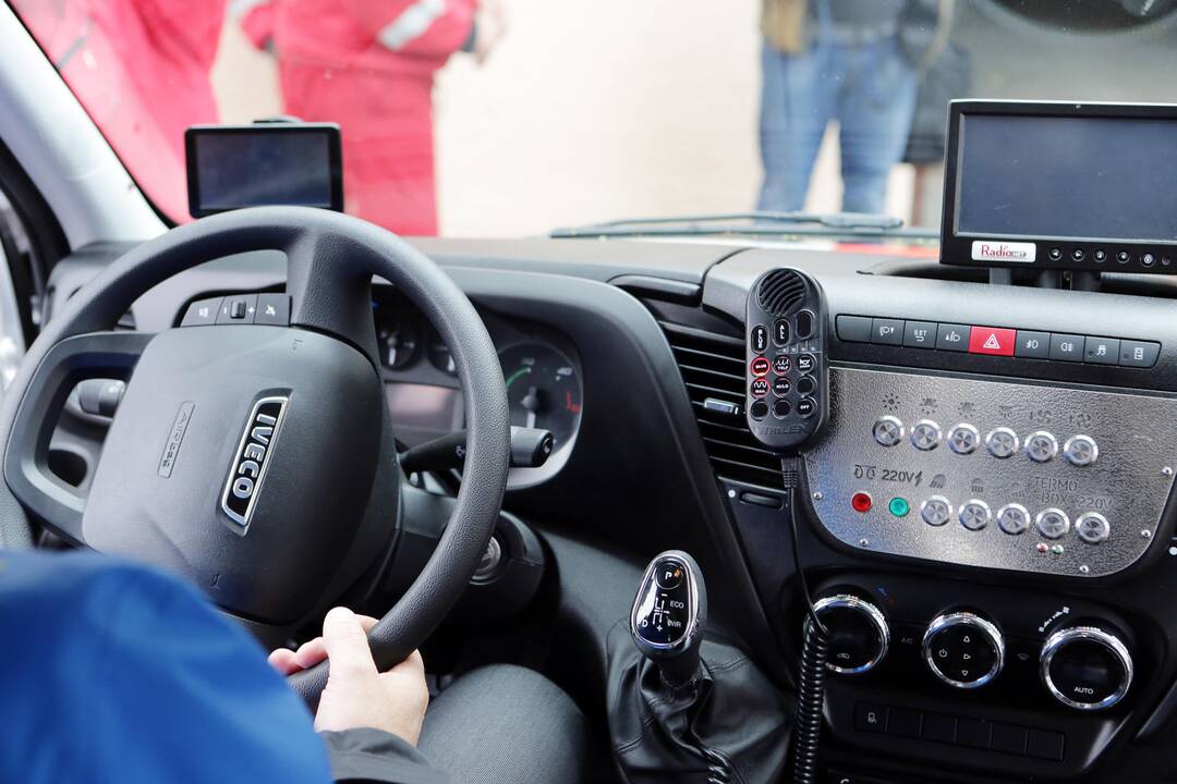 Miestas padovanojo greitosios pagalbos automobilį