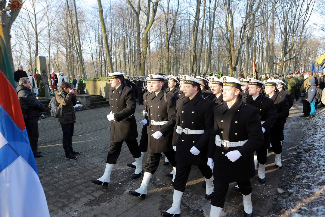 Iškilmingoje ceremonijoje pagerbti žuvusieji už Klaipėdos kraštą