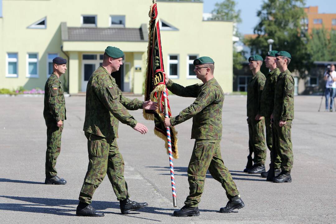 Prisiekė naujasis "Dragūnų" bataliono vadas