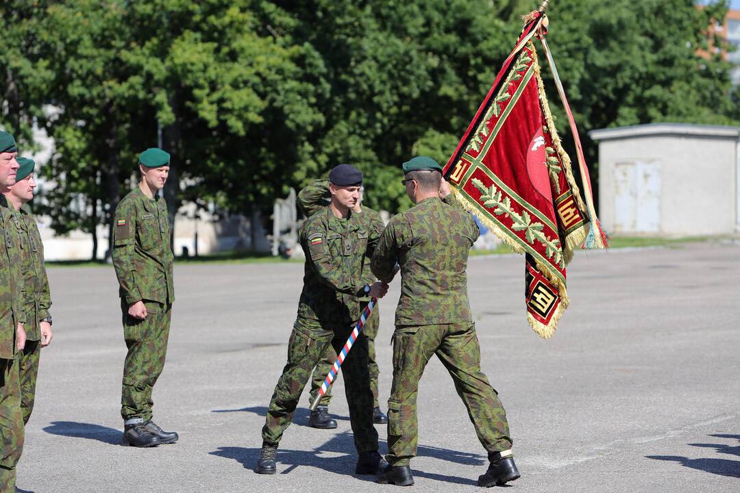 Prisiekė naujasis "Dragūnų" bataliono vadas
