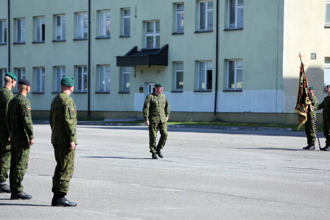 Prisiekė naujasis "Dragūnų" bataliono vadas