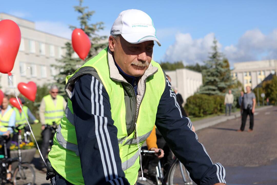 Jūrininkų ligoninės medikų žygis dviračiais