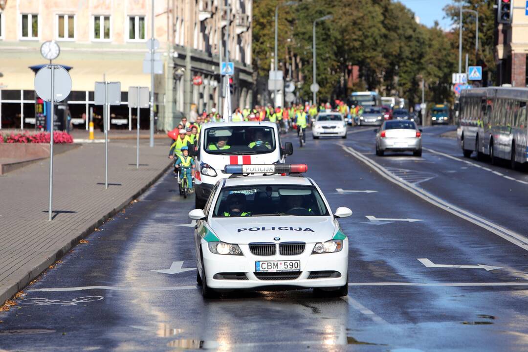 Jūrininkų ligoninės medikų žygis dviračiais