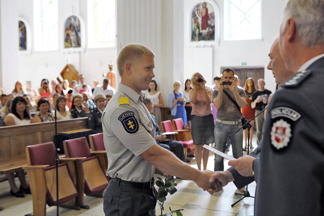 Uostamiesčio policijai – jauni pareigūnai