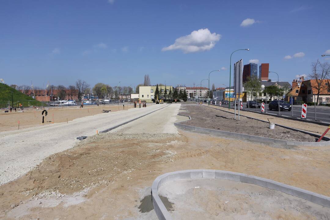 Meras apžiūrėjo aikštelės ir piliavietės darbus