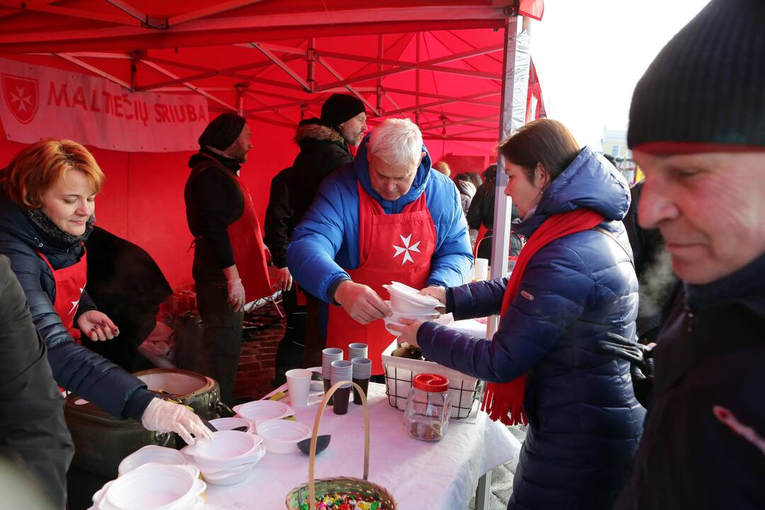 "Maltiečių" kalėdinės sriubos akcija