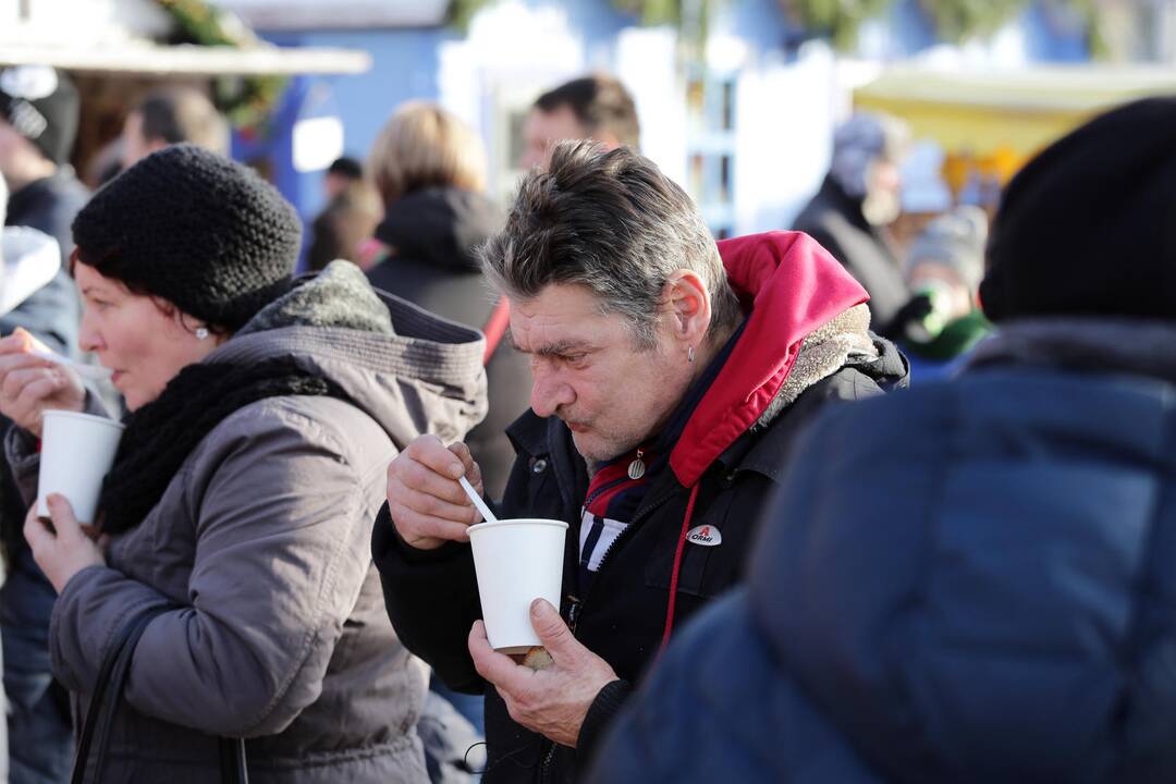 "Maltiečių" kalėdinės sriubos akcija