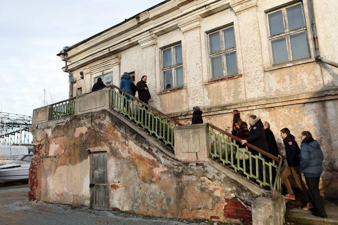 Apžiūrėjo buvusią jachtų klubo "Neptūnas" bazę