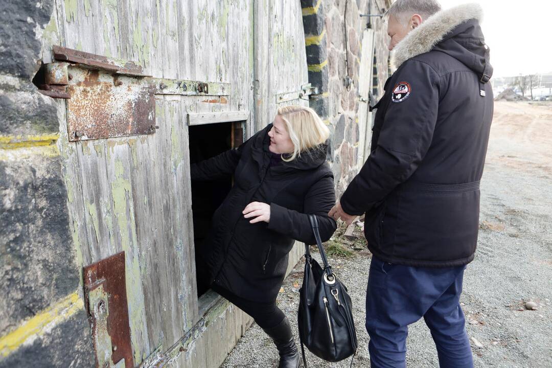 Apžiūrėjo buvusią jachtų klubo "Neptūnas" bazę