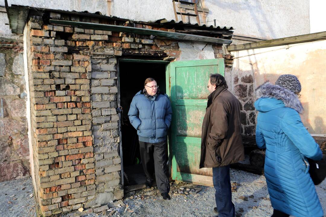 Apžiūrėjo buvusią jachtų klubo "Neptūnas" bazę
