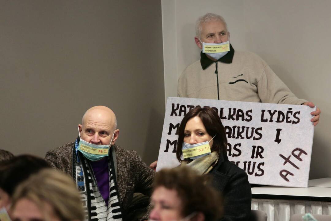 Diskusija dėl krematoriumo statybos