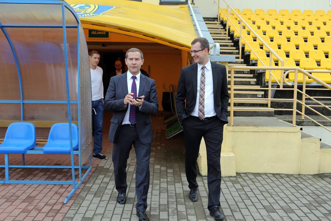 Centriniam stadionui - "Klaipėdos nafta" parama