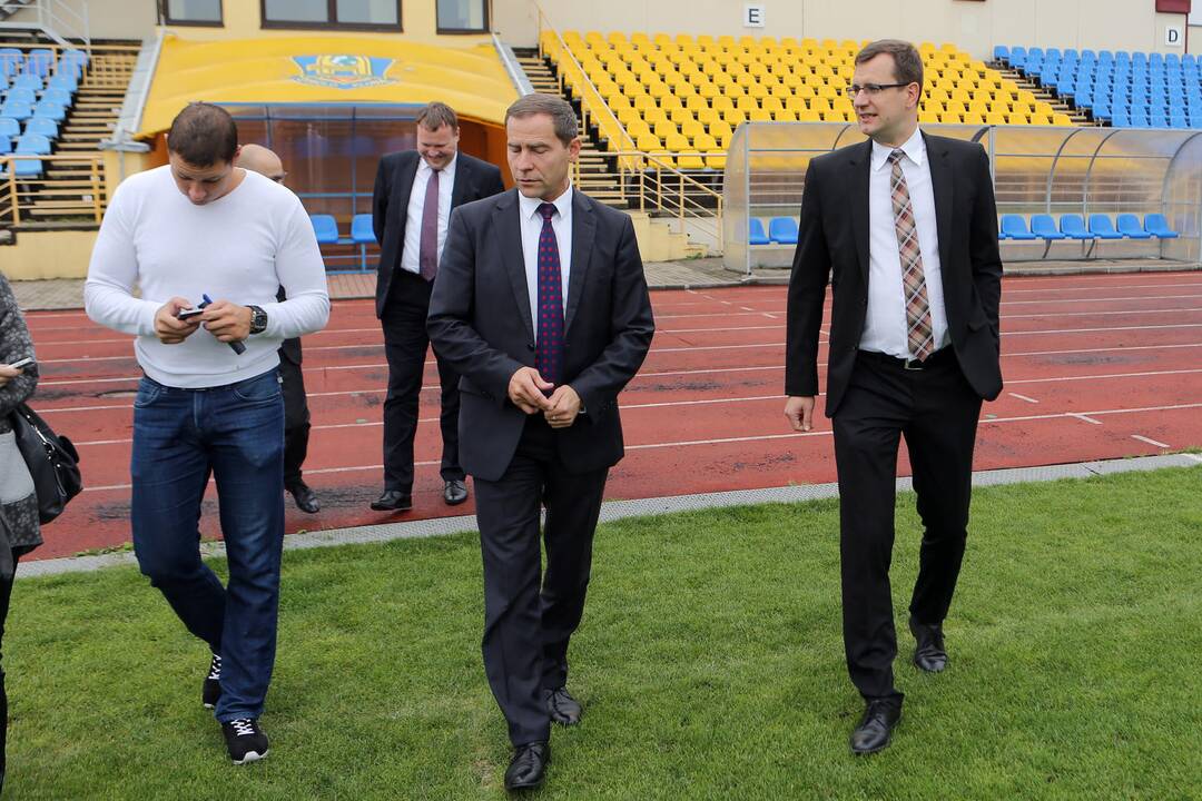 Centriniam stadionui - "Klaipėdos nafta" parama