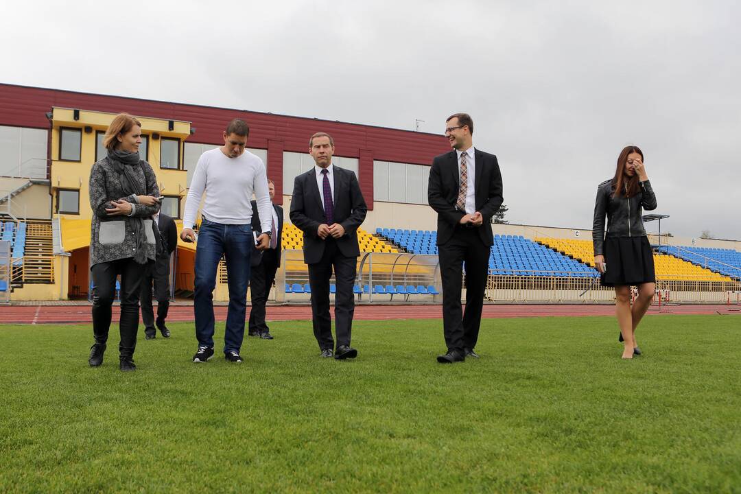 Centriniam stadionui - "Klaipėdos nafta" parama