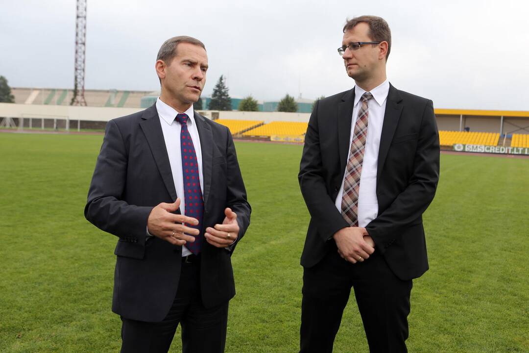 Centriniam stadionui - "Klaipėdos nafta" parama