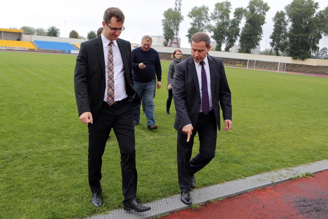 Centriniam stadionui - "Klaipėdos nafta" parama