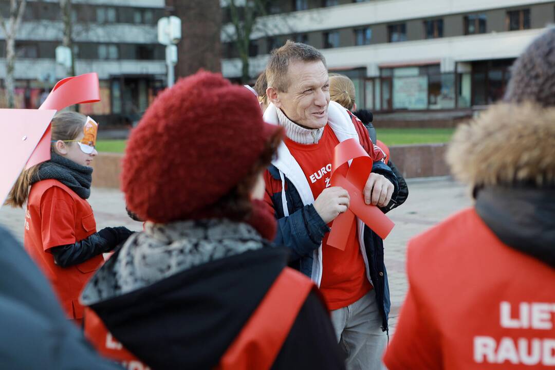 Pasaulinės AIDS dienos paminėjimas Klaipėdoje