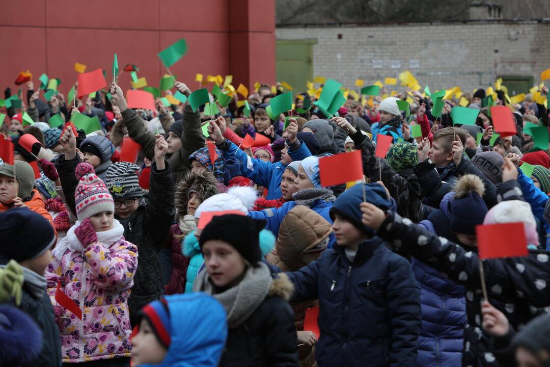 "Verdenės" mokyklos mokinių šokis