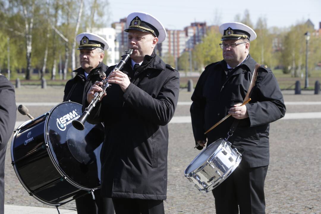 Karių grįžusių iš Malio sutikimo ceremonija