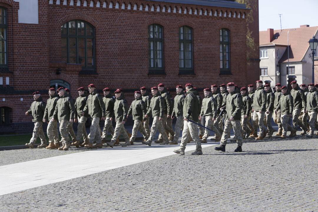 Karių grįžusių iš Malio sutikimo ceremonija