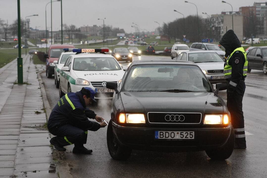 Policijos reidas Klaipėdoje