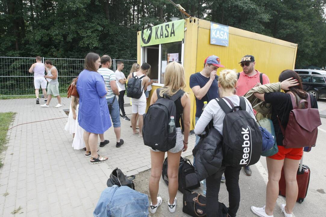 Karklėje – festivalininkų apgultis