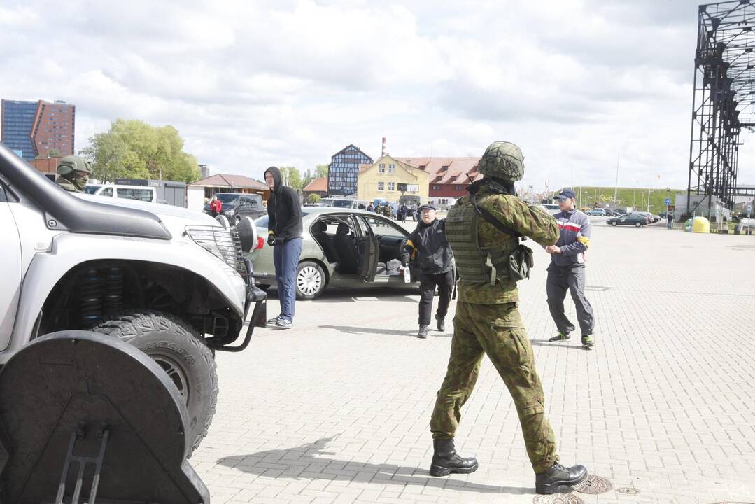 Karinės pratybos Klaipėdoje 