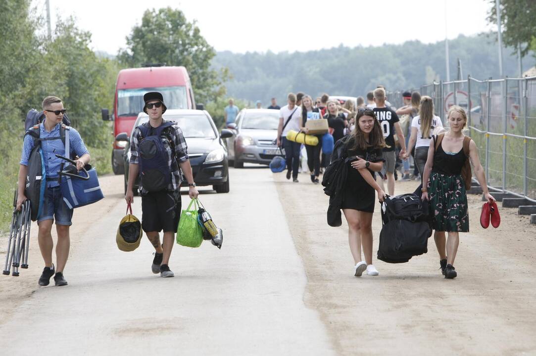 Karklėje – festivalininkų apgultis