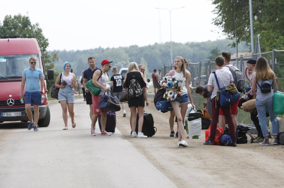 Karklėje – festivalininkų apgultis