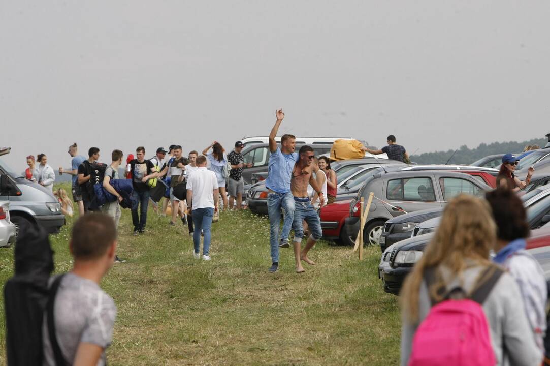 Karklėje – festivalininkų apgultis