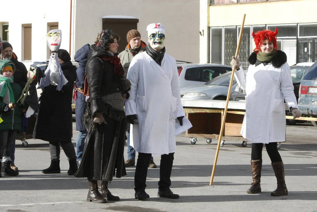 Žiemos varymo jomarkas Klaipėdos Turgaus aikštėje