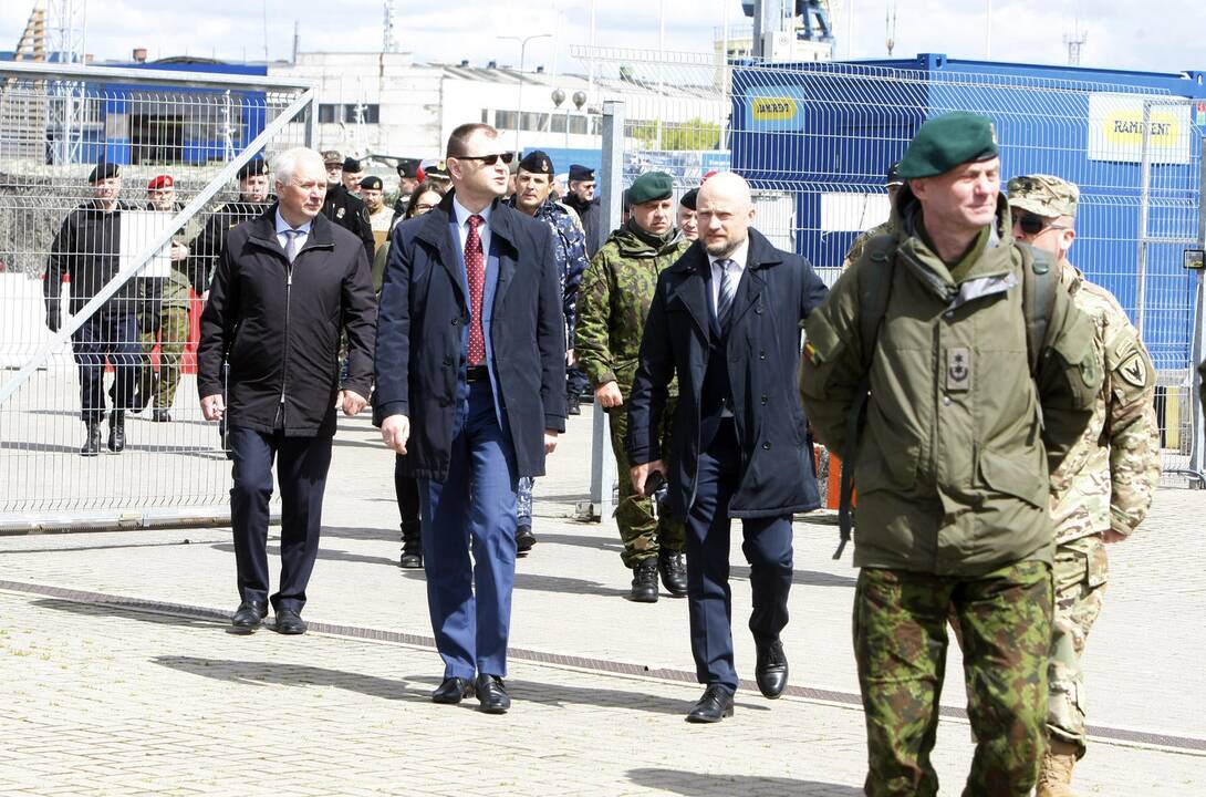 Karinės pratybos Klaipėdoje 