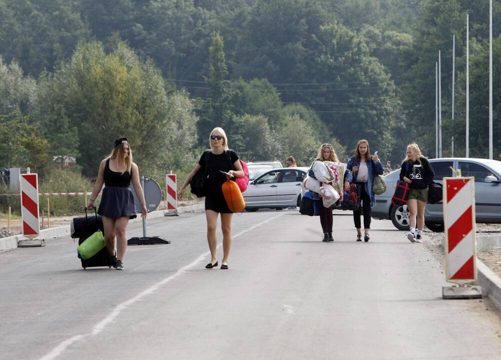 Karklėje – festivalininkų apgultis