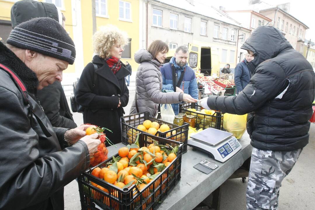 Žiemos varymo jomarkas Klaipėdos Turgaus aikštėje