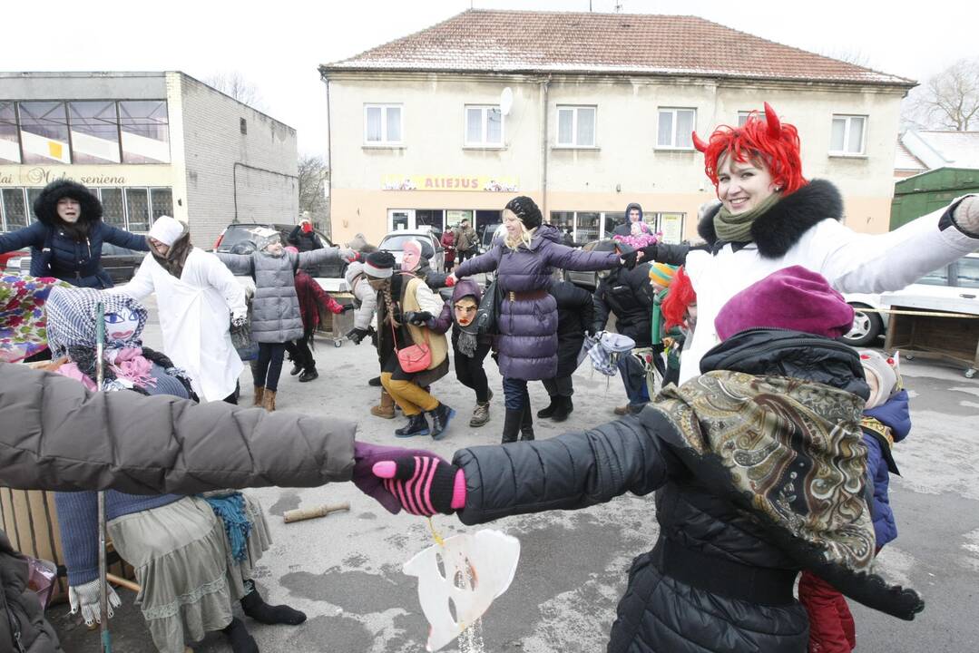 Žiemos varymo jomarkas Klaipėdos Turgaus aikštėje