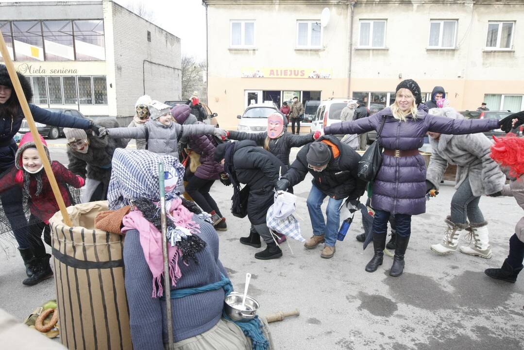 Žiemos varymo jomarkas Klaipėdos Turgaus aikštėje