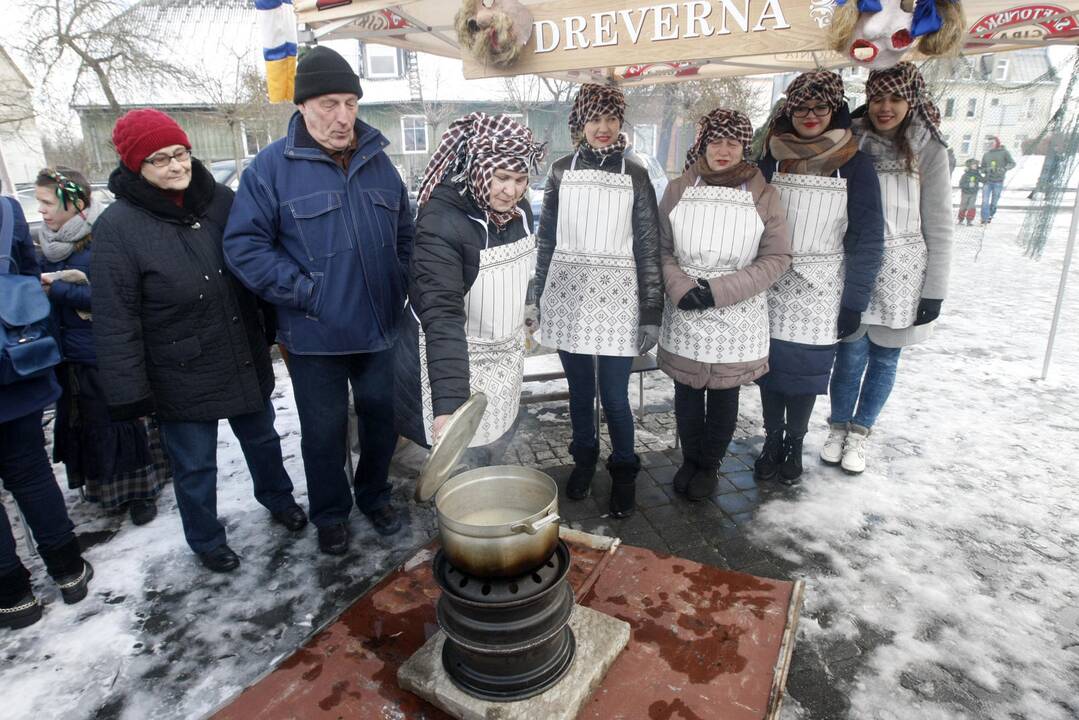 Užgavėnių šventė Priekulėje